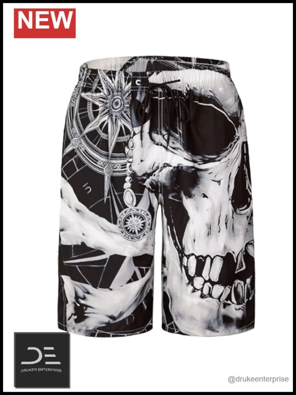 Men's Quick Dry Board Shorts with Mesh Lining UPF 50+
